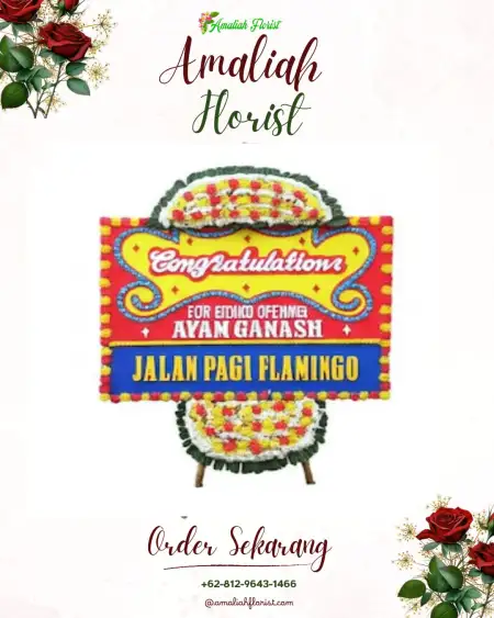 Sewa Papan Bunga Megucilik